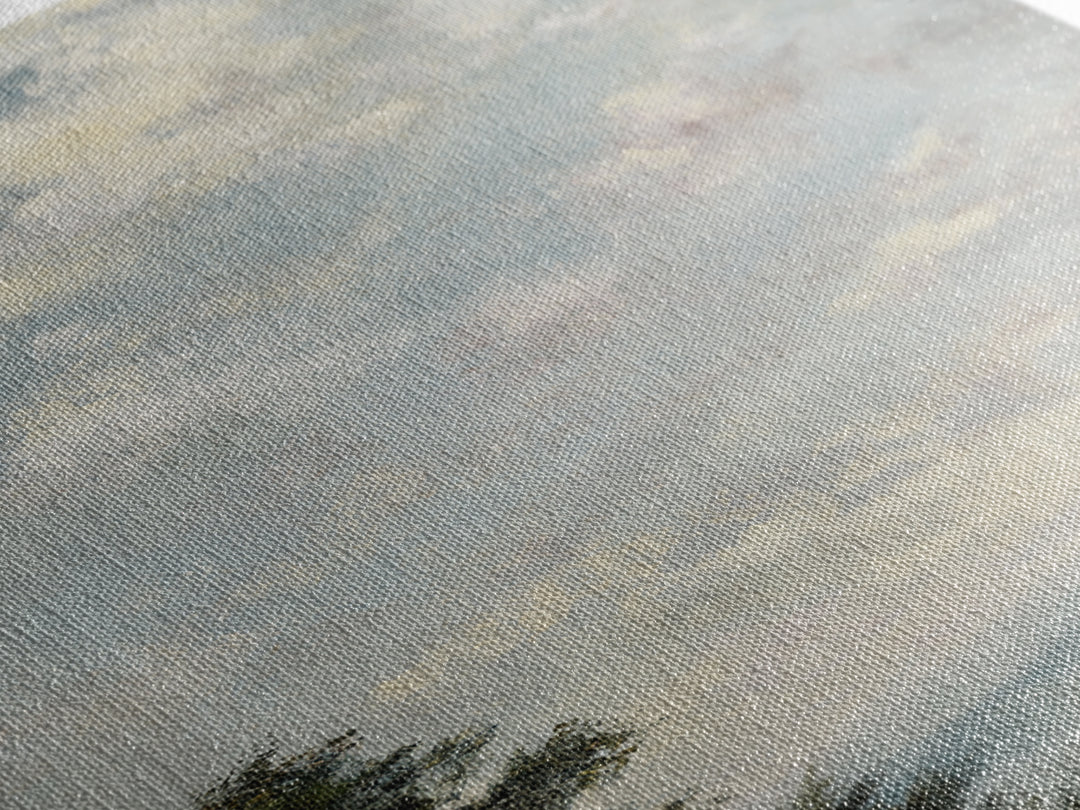 Blush Cloudscape with Dreamy Atmosphere Framed Canvas Print, Wedding Art, Neutral Decor, Living Room Decor, Abstract Art, WED-2x3-47