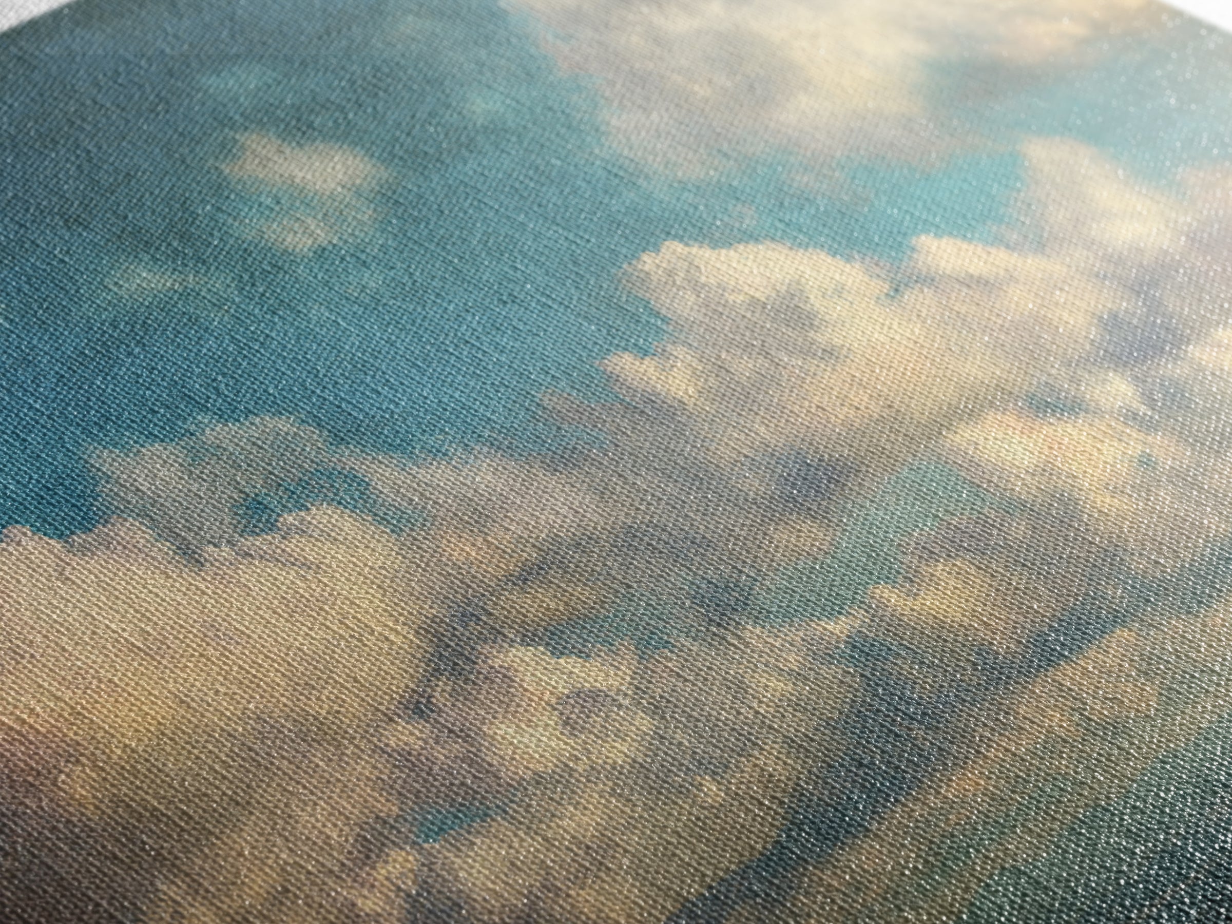 Blush Cloudscape with Dreamy Atmosphere Canvas Print, Wedding Art, Downloadable Art, Living Room Decor, Abstract Art, Romance, WED-3x2-43