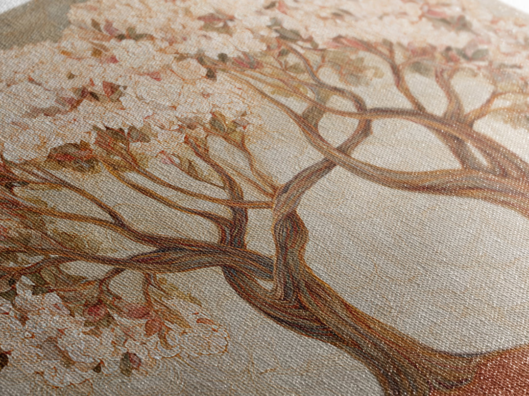 Two Intertwined Trees as Symbolic Artwork Canvas Print, Wedding Art, Wedding Guestbook, Living Room Decor, Fine Art, Romance, WED-3x2-51