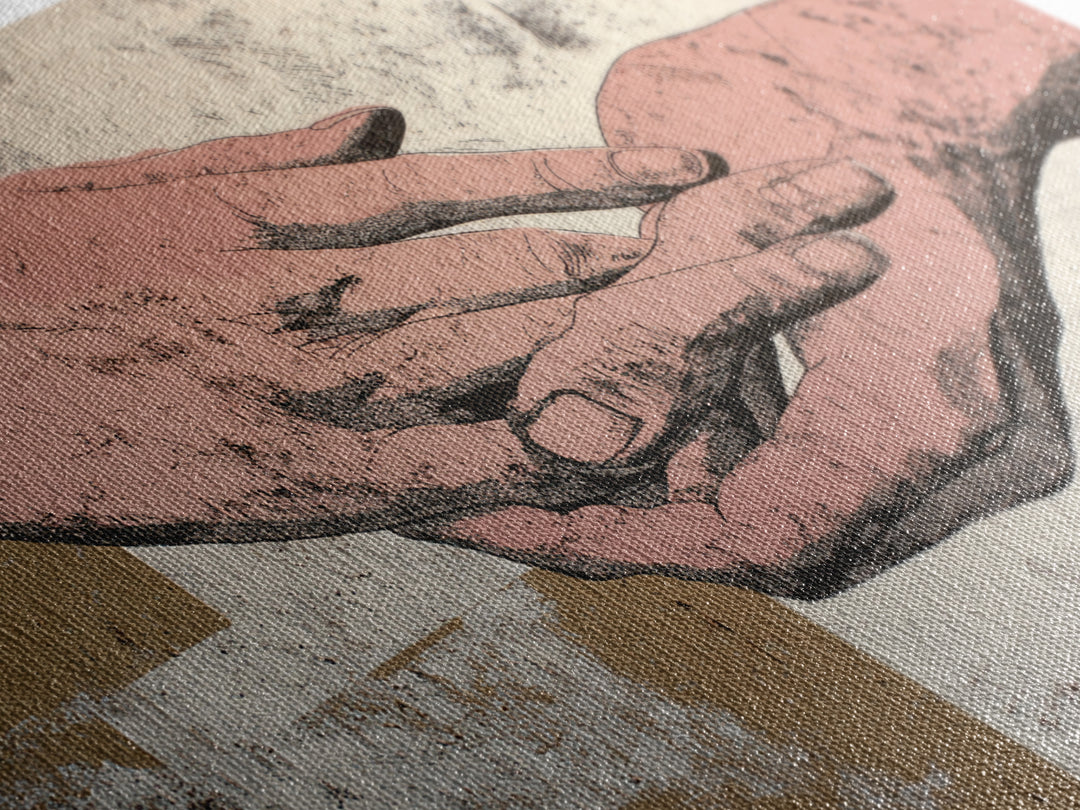 Hands Nearly Touching Canvas Print, Wedding Art, Beach Wedding, Living Room Decor, Romance, Modern Decor, Fine Art Print, WED-3x2-68