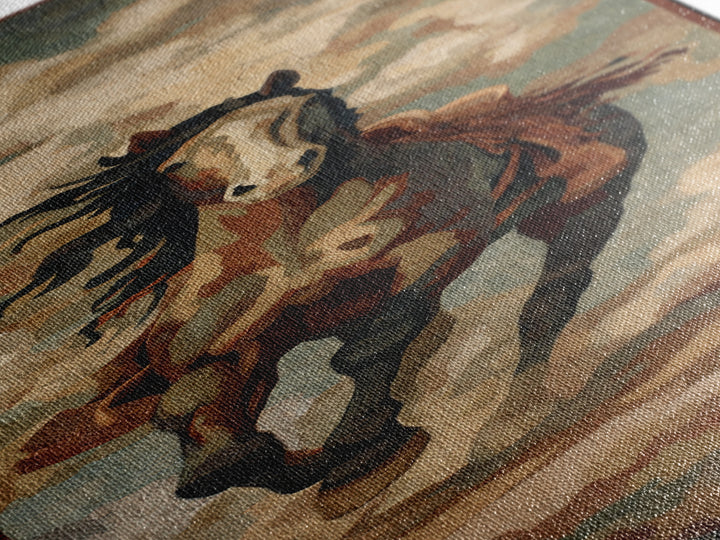 Southwestern Blanket Pattern Canvas Print, Western Art, Fine Art Print, Southwestern Decor, Fine Art, Frontier, Wall Decor, WES-1x3-5