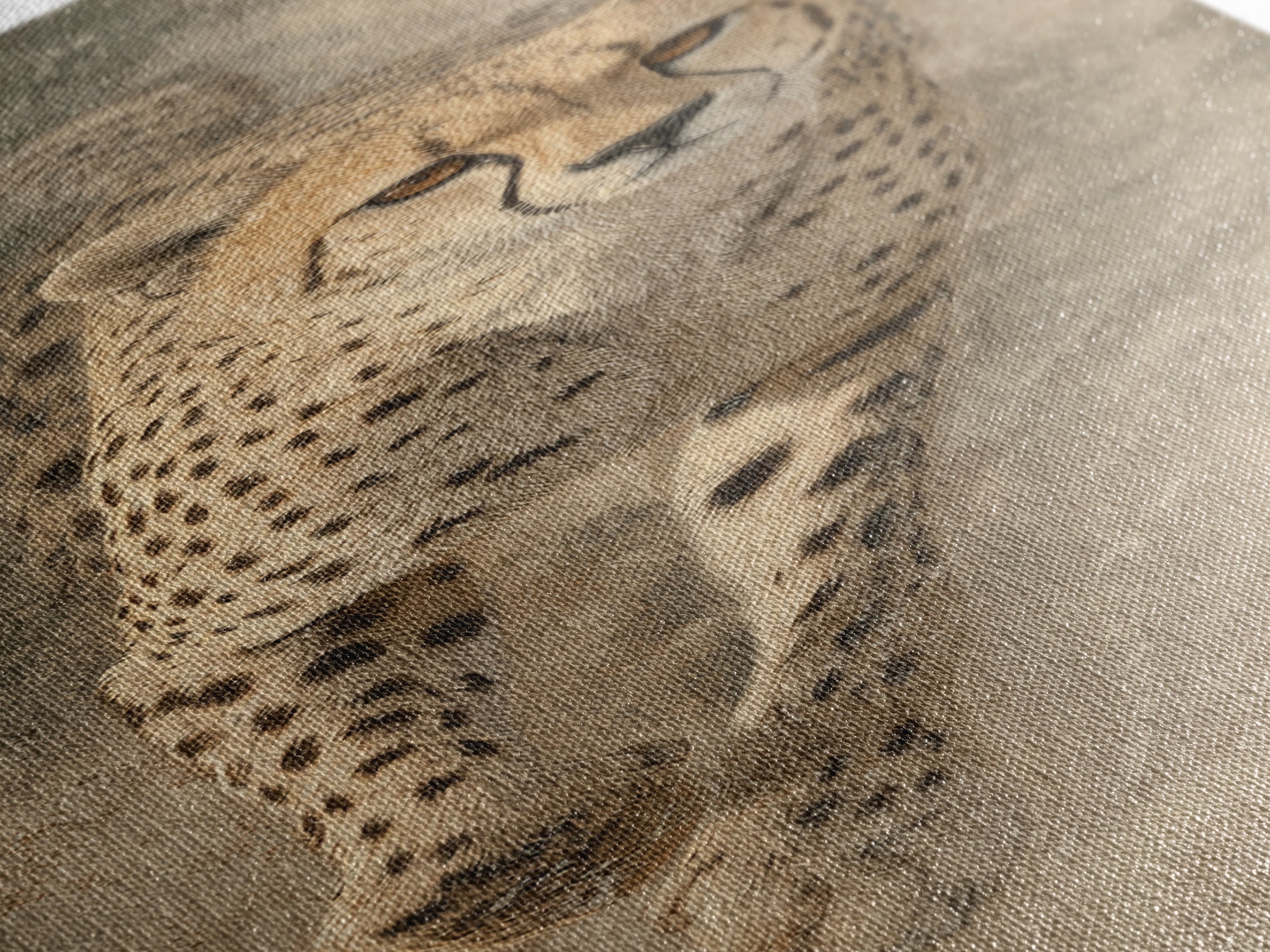 Cheetah Running Through Warm Dust Canvas Print, Wildlife Art, Fine Art Print, Living Room Decor, Abstract Art, Wild, Wall Decor, WIL-1x3-57