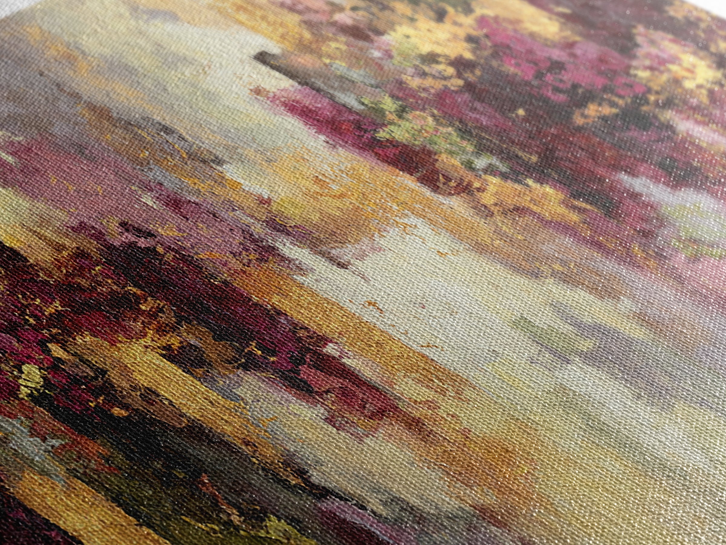 Burgundy Abstract with Gold Accents Framed Canvas Print, Winery Art, Living Room Art, Winery Decor, Abstract Art, Vineyard, WIN-2x1-19