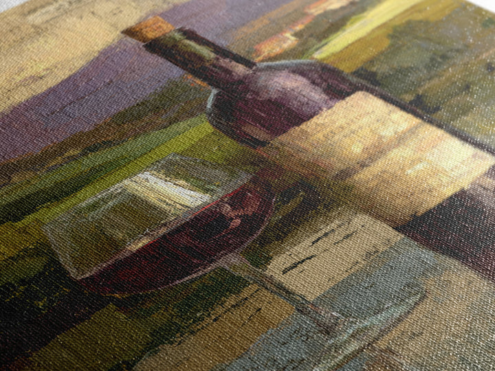 French Vineyard Hills Canvas Print, Winery Art, Gallery Decor, Winery Decor, Fine Art, Vineyard, Wall Art, Home Decor, WIN-2x3-16