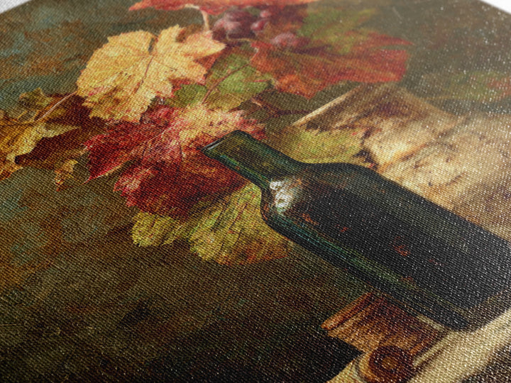 Vine Leaves Turning Autumn Red and Gold Canvas Print, Winery Art, Living Room Art, Winery Decor, Fine Art, Vineyard, WIN-2x3-91