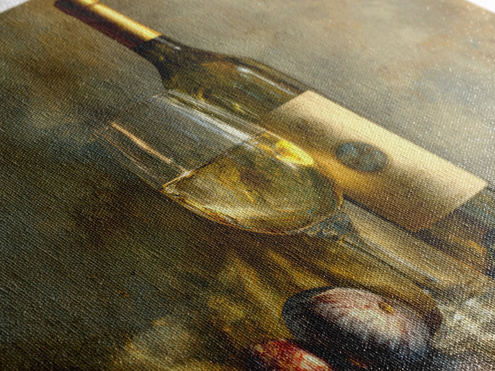 Wine Bottle and Glass Still Life Canvas Print, Winery Art, Preppy Wall Art, Winery Decor, Fine Art, Vineyard, Statement Artwork, WIN-3x2-30