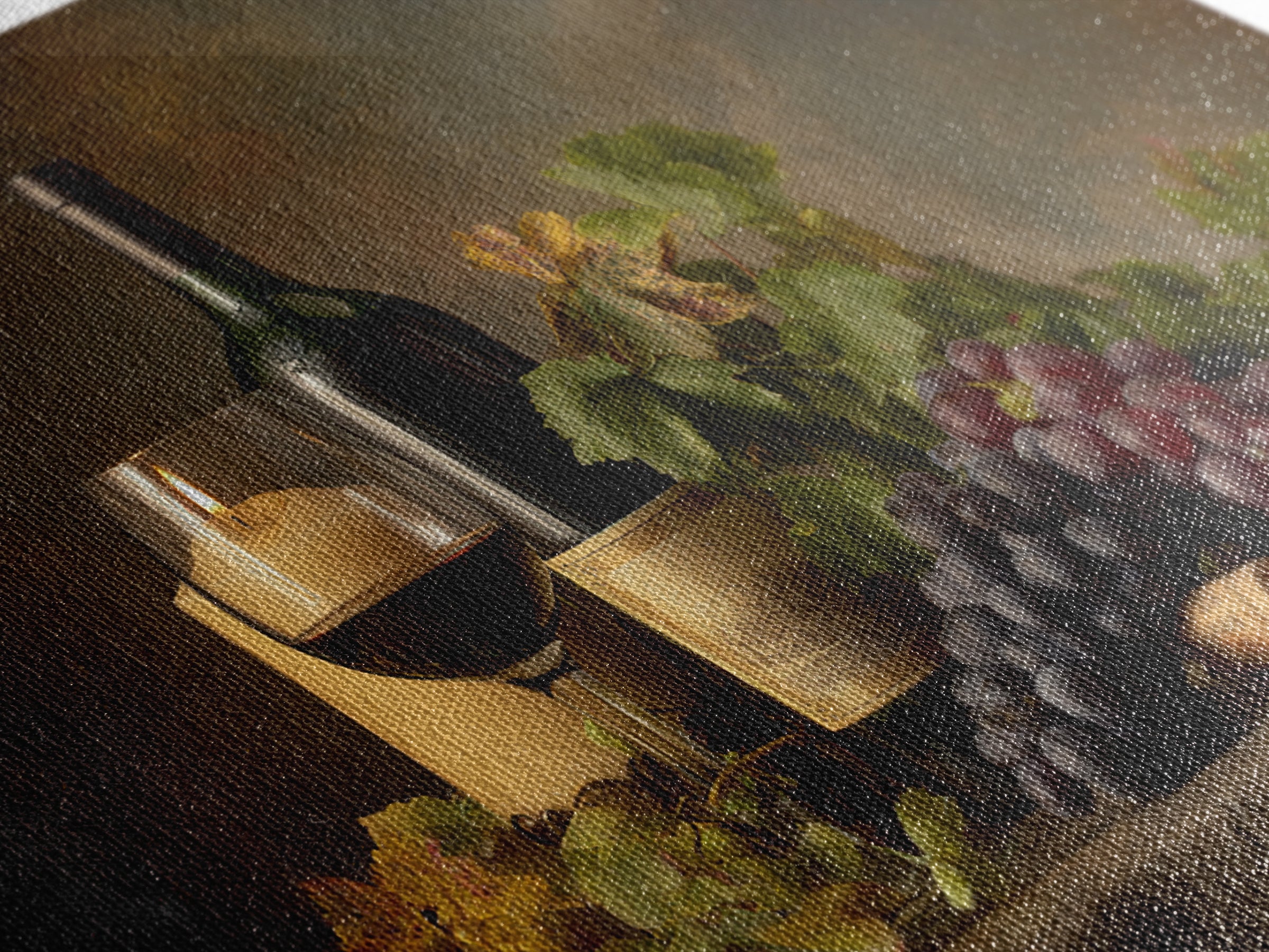 Wine Tasting Flight Rendered as Elegant Still Canvas Print, Winery Art, Wall Art Print, Winery Decor, Fine Art, Vineyard, WIN-3x2-62