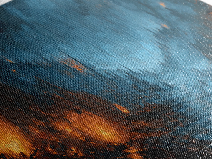 The Frost Beyond Carcosa, Halloween Wall Art, Extra Wide Wall Art, Framed Canvas Print, Halloween Home Decor, Gothic Wall Art