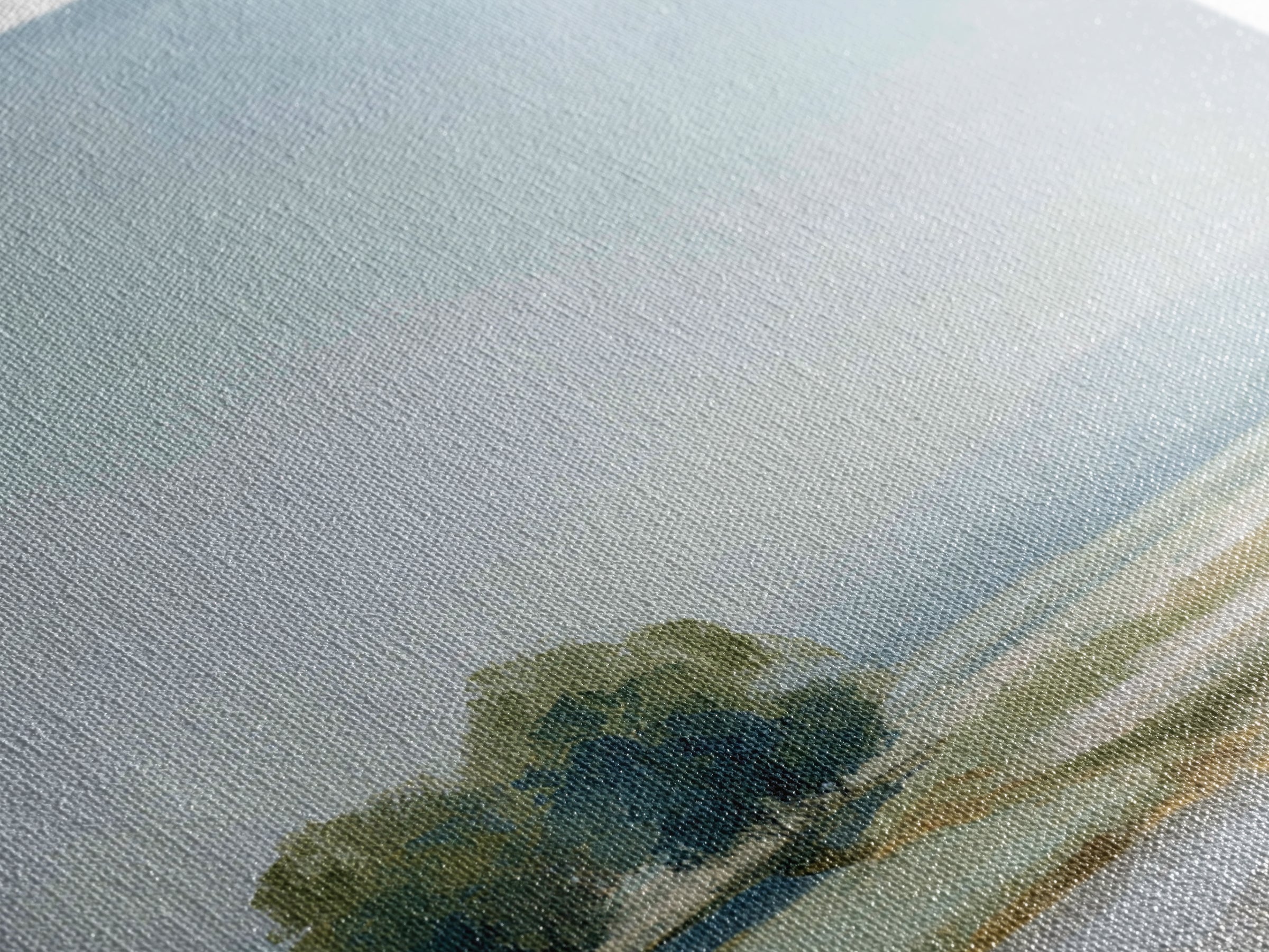 Open Field with Distant Tree Canvas Print, Waiting Room Art, Printable Art, Waiting Room Decor, Calm, Digital Art Print, WRA-1x1-23
