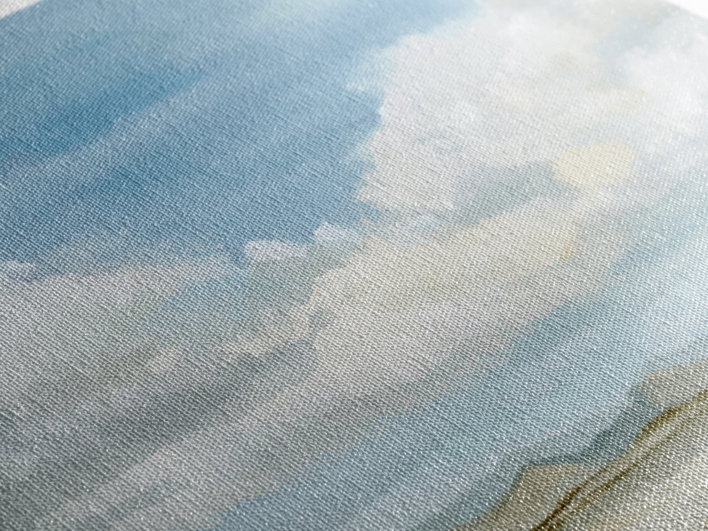 Calming Landscape with Open Sky and Gentle Canvas Print, Waiting Room Art, Modern Decor, Waiting Room Decor, Fine Art, Calm, WRA-1x1-25