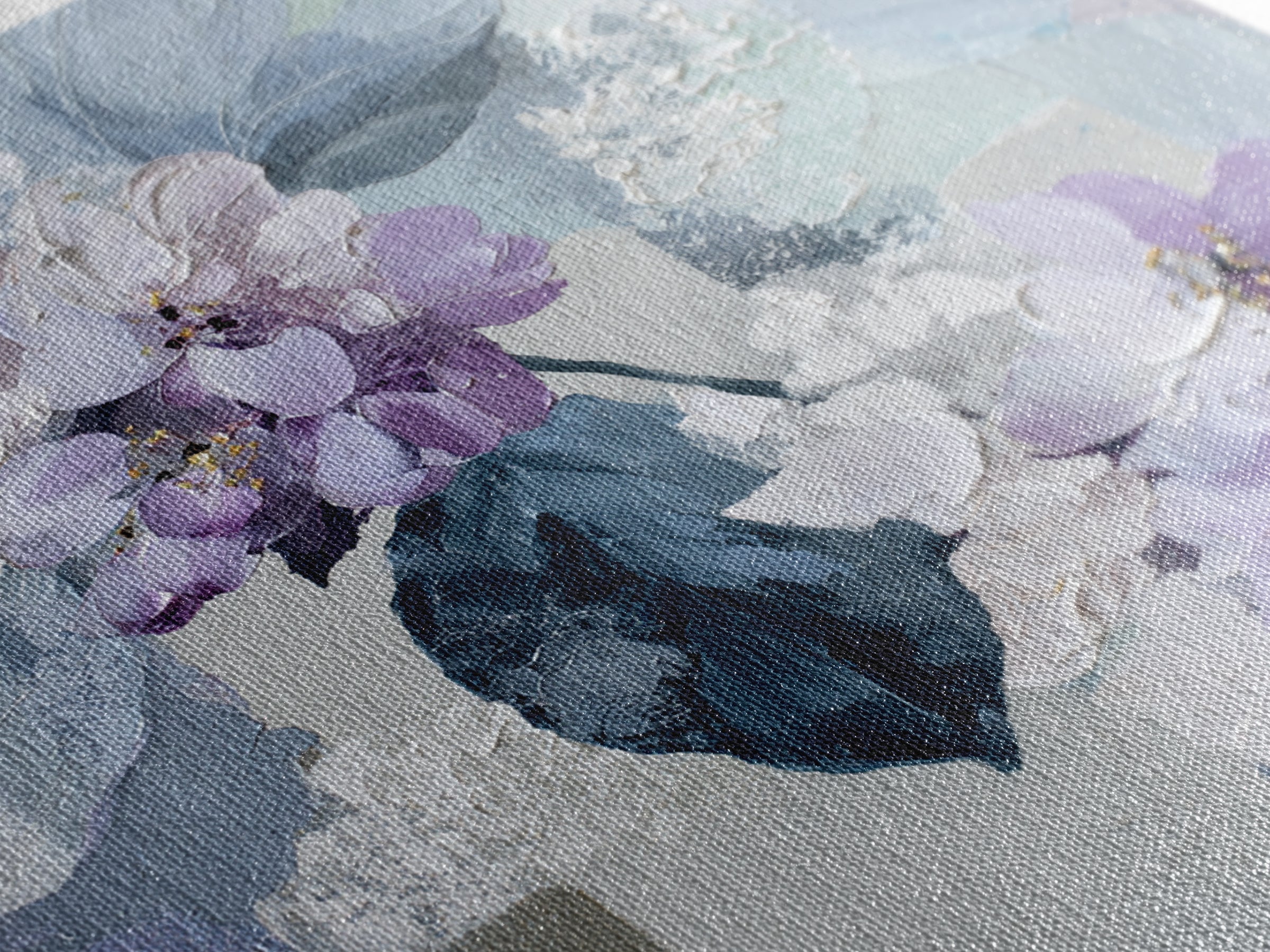 Soft Lavender Botanical Still Life Canvas Print, Waiting Room Art, Dental Art, Waiting Room Decor, Watercolor Art, Calm, WRA-1x1-92
