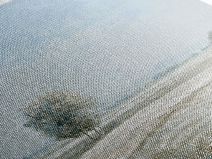 Open Field with Distant Tree Canvas Print, Waiting Room Art, Neutral Decor, Waiting Room Decor, Fine Art, Calm, Wall Art, WRA-1x1-95
