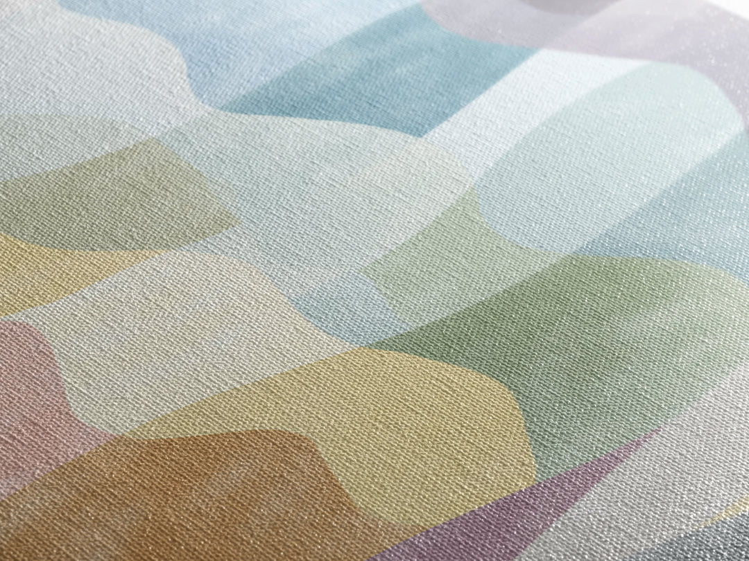 Pastel Rainbow Shapes for Pediatric Spaces Canvas Print, Waiting Room Art, Photography Print, Waiting Room Decor, Abstract Art, WRA-1x3-78