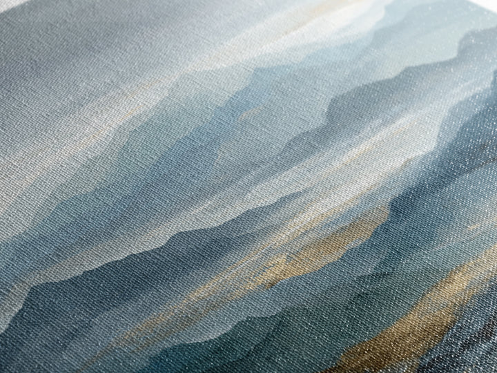 Simple Mountain Layers Framed Canvas Print, Waiting Room Art, Art Print, Waiting Room Decor, Fine Art, Calm, Abstract Art, WRA-2x1-10