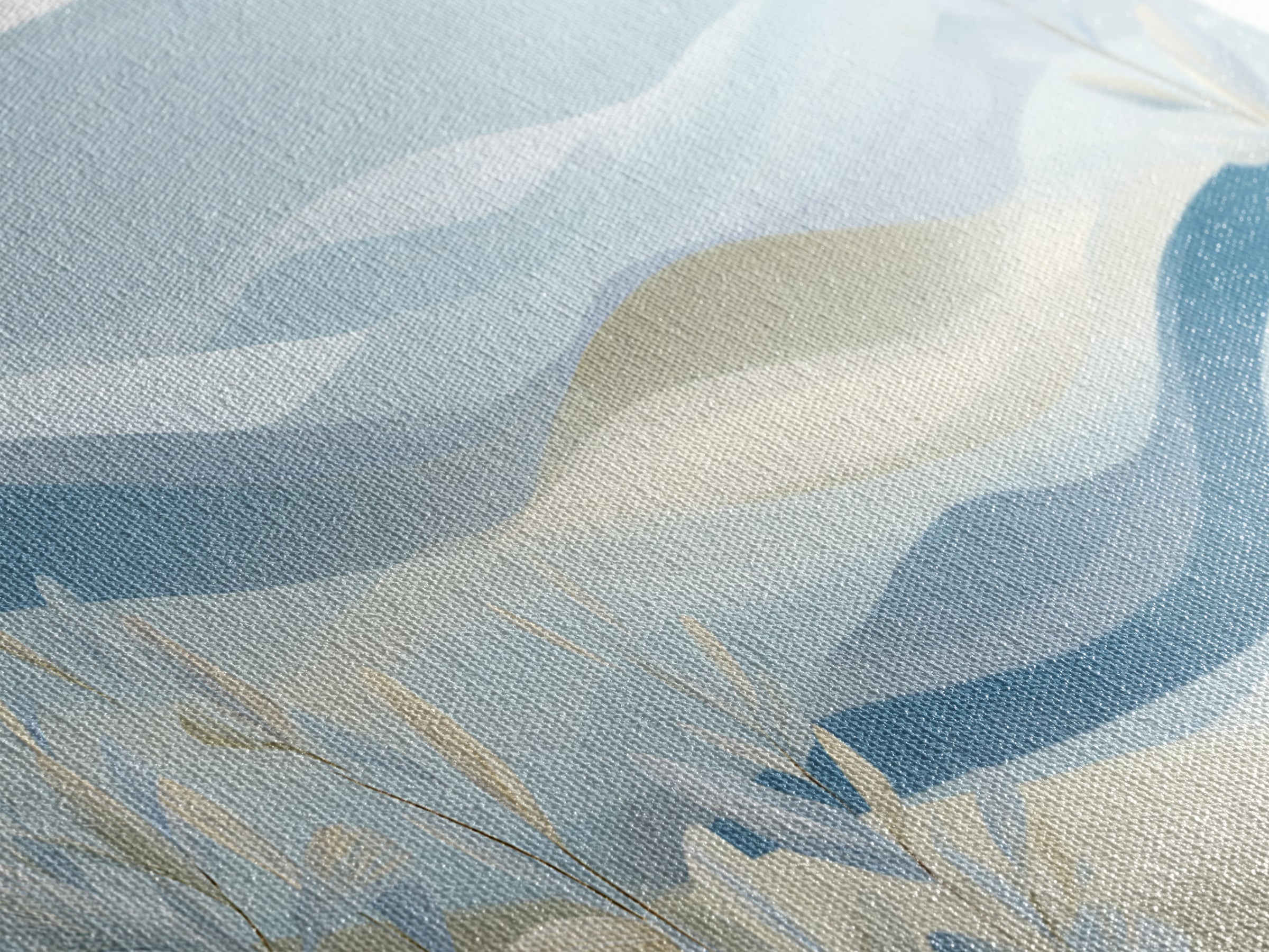 Soft Abstract Waves Canvas Print, Waiting Room Art, Boho Decor, Waiting Room Decor, Abstract Art, Calm, Printable Wall Art, WRA-2x1-22