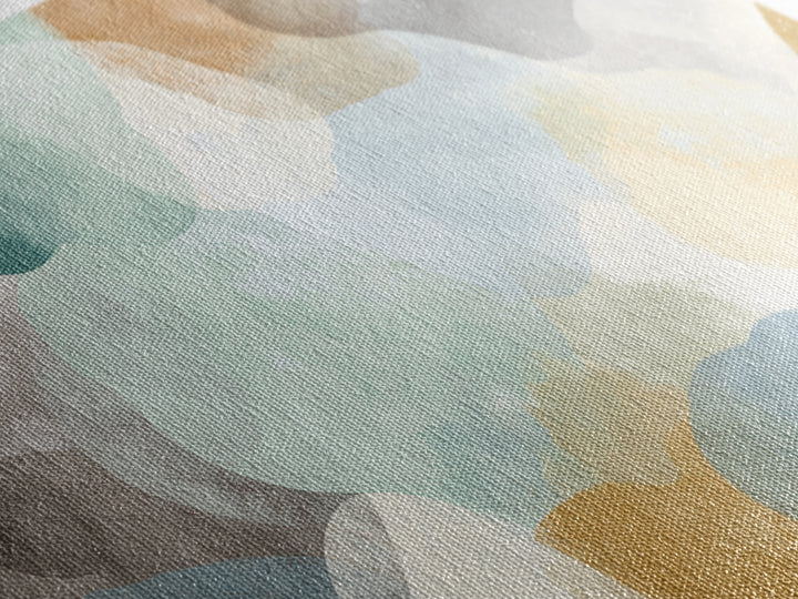 Pastel Rainbow Shapes for Pediatric Spaces Canvas Print, Waiting Room Art, Room Decor, Waiting Room Decor, Abstract Art, Calm, WRA-2x1-62