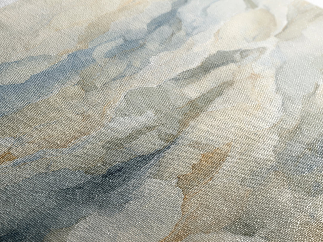 Light Marble Texture Abstract Canvas Print, Waiting Room Art, Bedroom Decor, Waiting Room Decor, Abstract Art, Calm, WRA-2x1-68