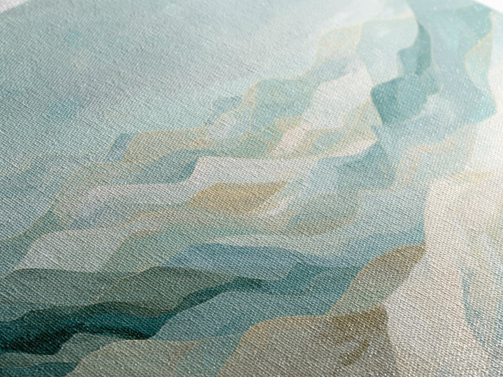 Soft Abstract Waves Canvas Print, Waiting Room Art, Wall Decor, Waiting Room Decor, Fine Art, Calm, Minimalist Wall Art, WRA-2x1-70