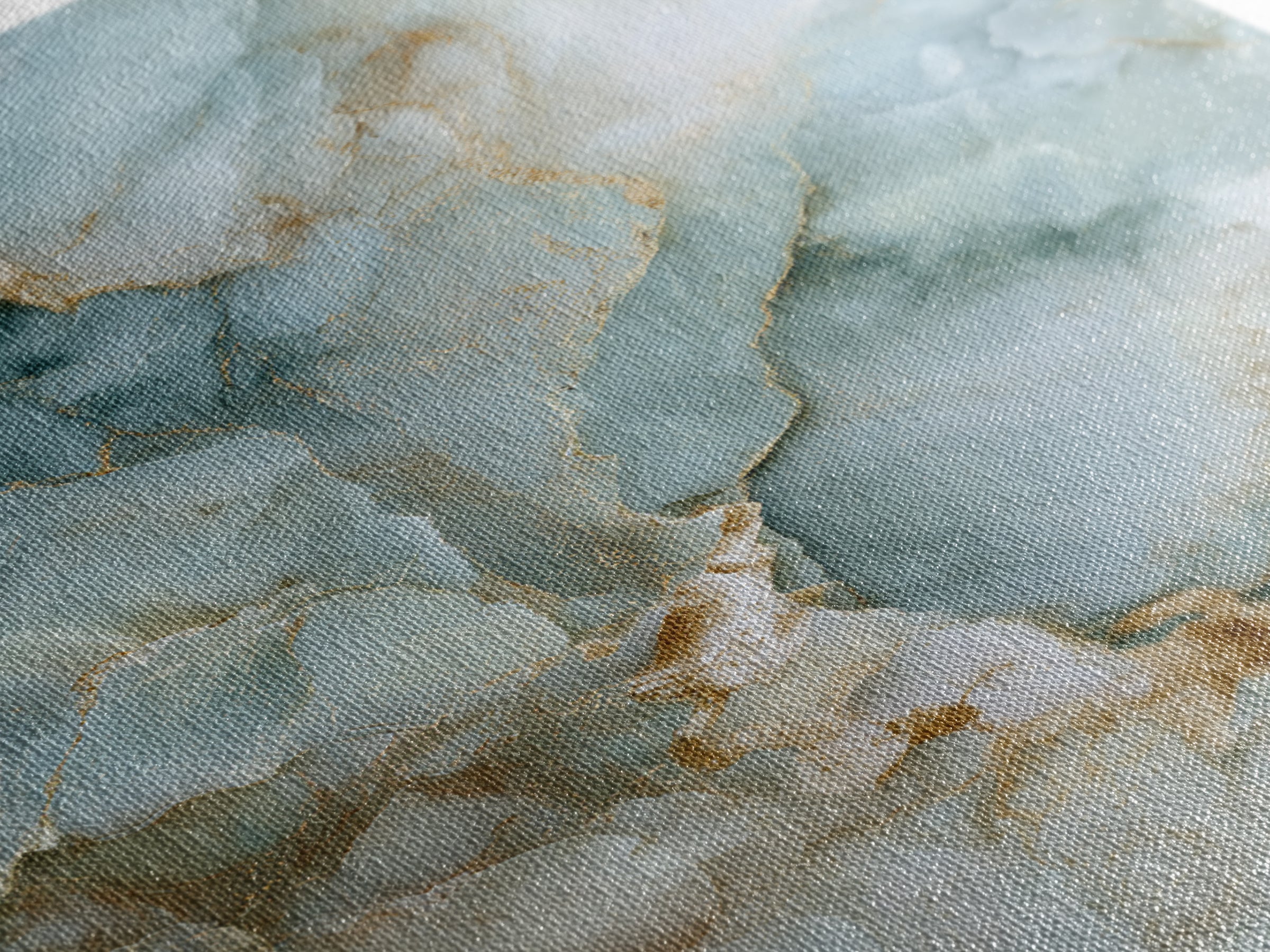 Light Marble Texture Abstract Canvas Print, Waiting Room Art, Therapy Office Decor, Waiting Room Decor, Abstract Art, Calm, WRA-2x3-32