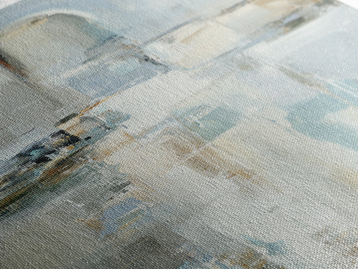 Modern Neutral Arch Abstraction Framed Canvas Print, Waiting Room Art, Abstract Art, Waiting Room Decor, Calm, Landscape, WRA-2x3-53