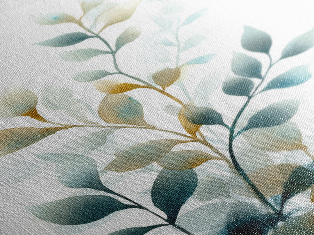 Neutral Botanical Branch Framed Canvas Print, Waiting Room Art, Bauhaus Print, Waiting Room Decor, Calm, Dental Office Decor, WRA-2x3-83