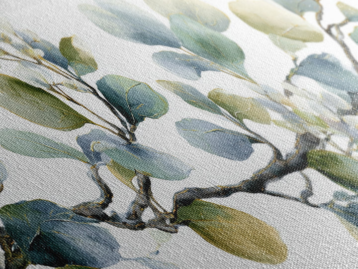 Neutral Botanical Branch Framed Canvas Print, Waiting Room Art, Bedroom Decor, Waiting Room Decor, Fine Art, Calm, Abstract, WRA-3x1-67