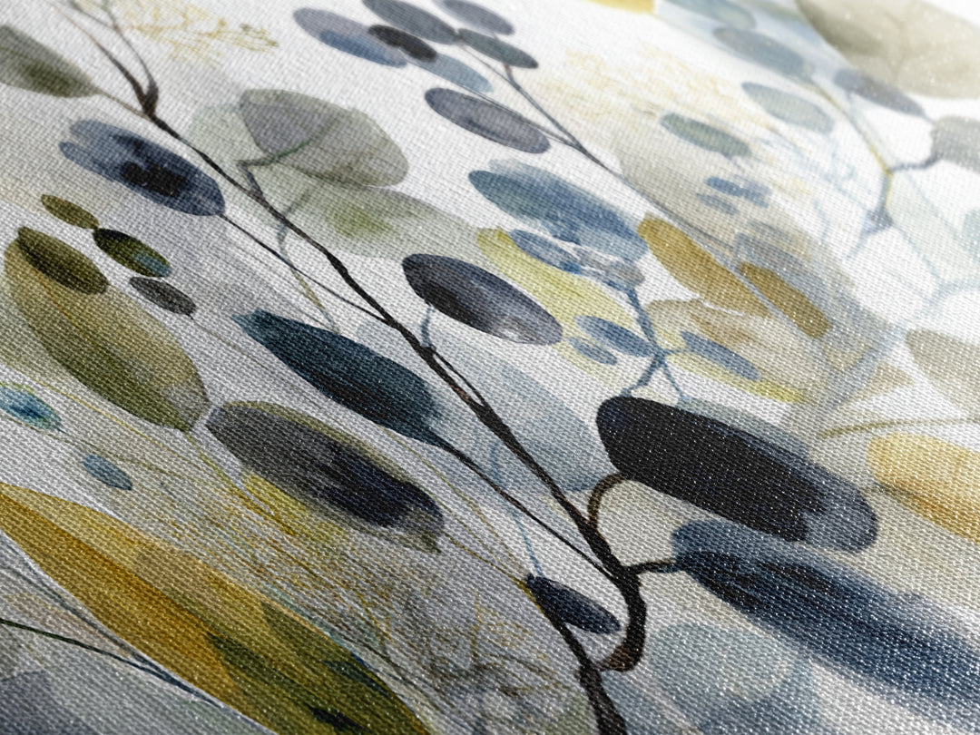 Neutral Botanical Branch Canvas Print, Waiting Room Art, Room Decor, Waiting Room Decor, Fine Art, Calm, Bedroom Decor, WRA-3x1-91