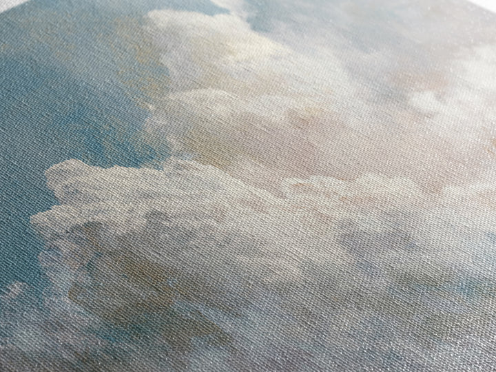 Large Cloudscape with Hopeful Light Framed Canvas Print, Waiting Room Art, Bauhaus Print, Waiting Room Decor, Fine Art, Calm, WRA-3x2-20