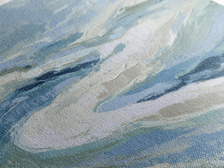 Soft Abstract Waves Framed Canvas Print, Waiting Room Art, Wall Sculpture, Waiting Room Decor, Fine Art, Calm, Dog Wall Art, WRA-3x2-6