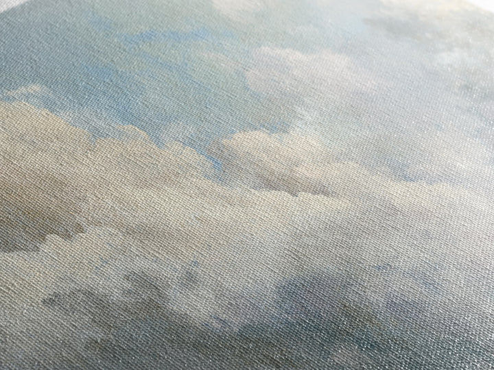 Large Cloudscape with Hopeful Light Canvas Print, Waiting Room Art, Neutral Decor, Waiting Room Decor, Fine Art, Calm, WRA-3x2-68