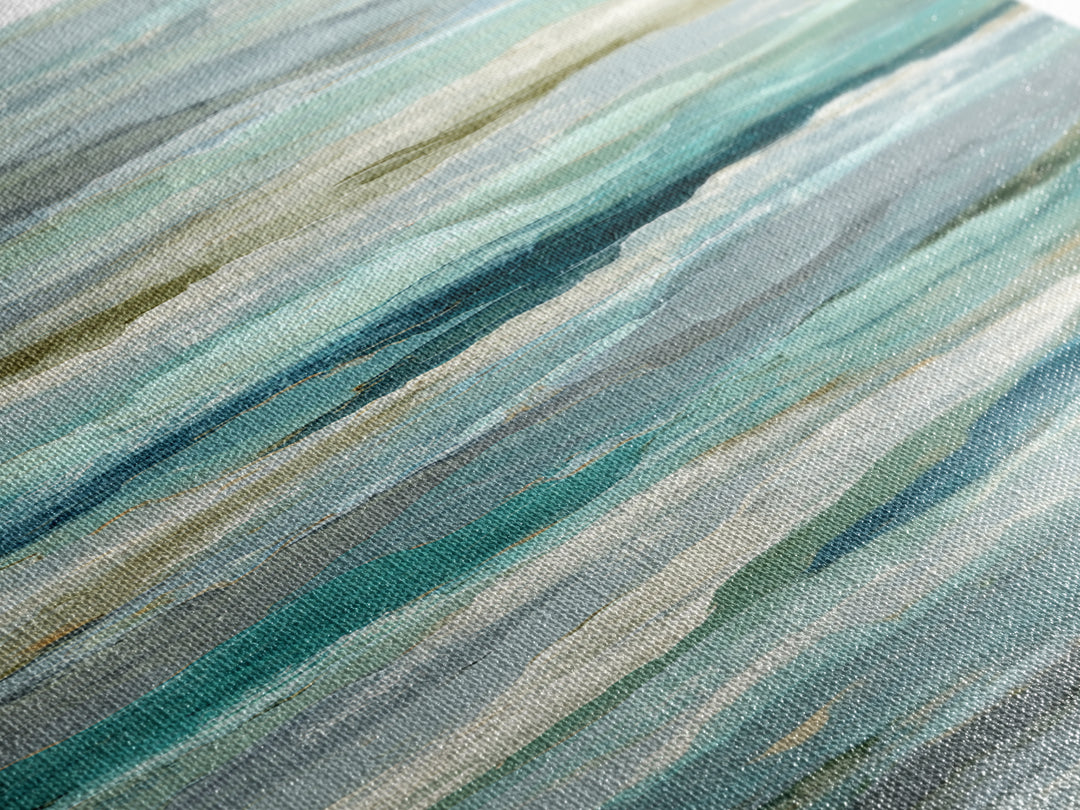Abstract Breath Waves Canvas Print, Yoga Studio Art, Wall Art Print, Yoga Studio Decor, Abstract Art, Balance, Yoga Gift, YSA-1x3-43