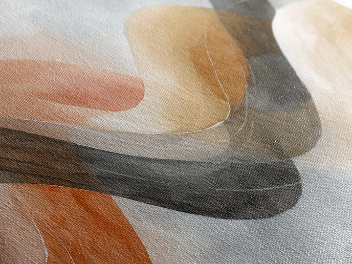 Incense Smoke Forming Abstract Curves Canvas Print, Yoga Studio Art, Contemporary Art, Yoga Studio Decor, Abstract Art, Balance, YSA-2x1-41