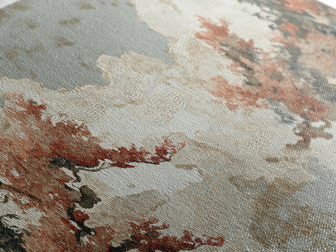 Raked Sand Garden Pattern from Above Canvas Print, Zen Art, Art, Living Room Decor, Zen, Garden Art, Japanese Wall Art, ZEN-2x1-2