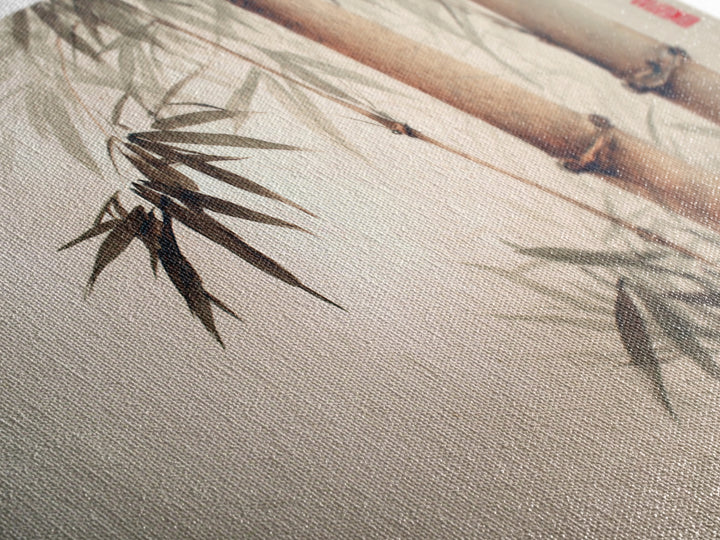 Bamboo Stalks in Sparse Ink Wash Framed Canvas Print, Zen Art, Fine Art Print, Living Room Decor, Fine Art, Zen, ZEN-3x2-78