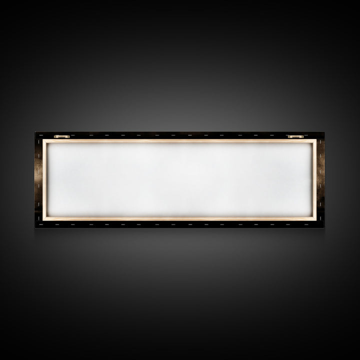 City Skyline Grunge Wall Art Canvas Print, City Art, Dark Urban Art, Large Urban Art Print, Wall Decor, Panoramic, Wall Art, Canvas Print