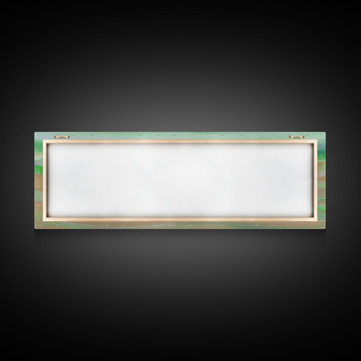 Abstract Green Ocean Wall Art Canvas Print, Minimalist Ocean Art, Seascape Wall Decor, Wall Art, Panoramic, Wall Art, Canvas Print