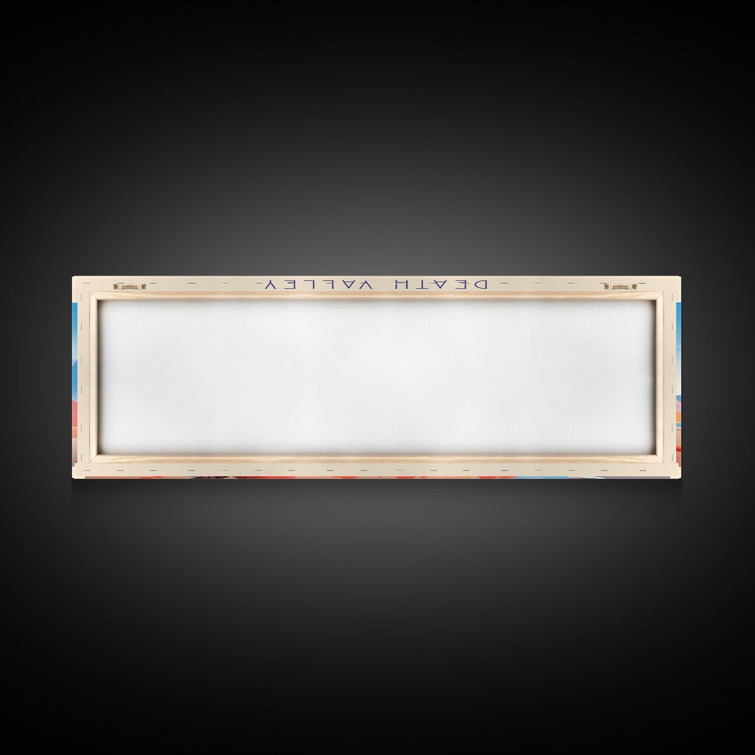 Death Valley National Park, Panoramic California Travel Art, National Park Print, Minimalist Travel Art, Midcentury Modern Style Landscape