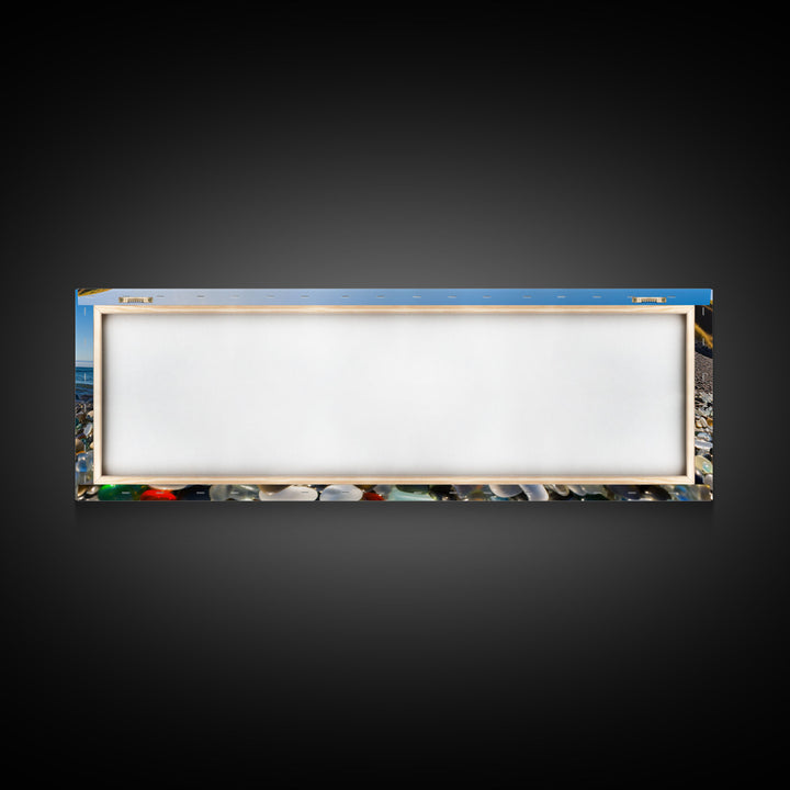 Panoramic of Glass Beach California, Extra Large Wall Art, Panoramic Wall Art, Panoramic Landscape Print, Landscape Photography