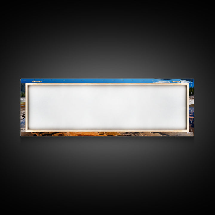 Panoramic of Grand Prismatic Spring Yellowstone, Extra Large Wall Art, Panoramic Wall Art, Panoramic Landscape Print, Landscape Photography