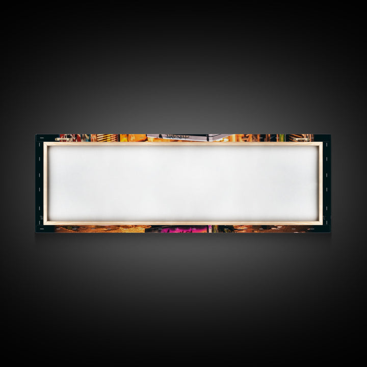 Graffiti Punk Wall Art, Street Art, Framed Canvas Print, Urban Decay Washing Machine, Limited Edition, High Quality Art, Game Room Art