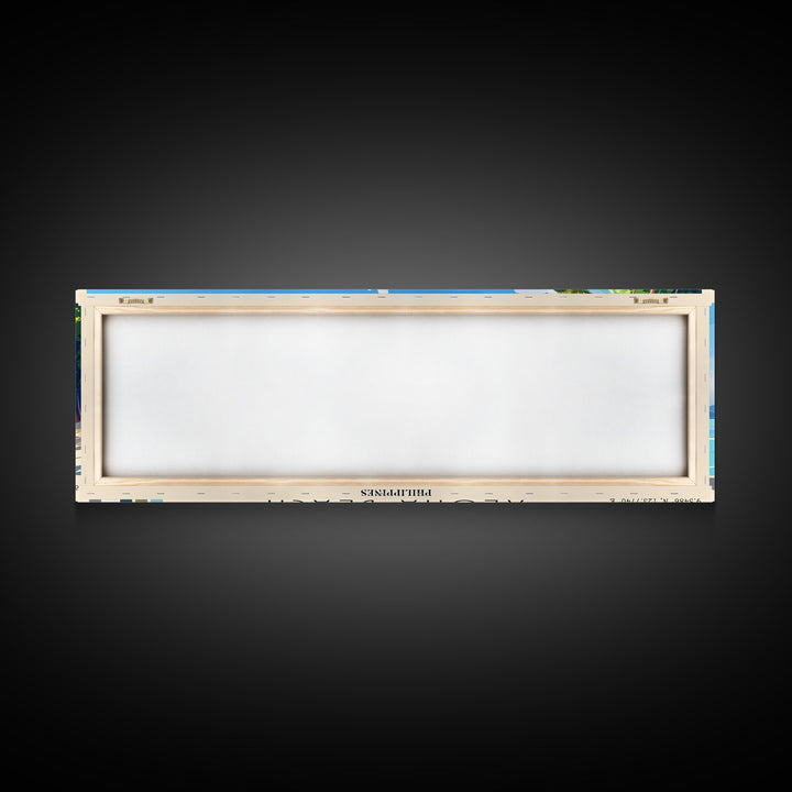 Alona Beach, Philippines Panoramic Print, Vacation Gift, Philippines Wall Art, Vacation Wall Art, Vacatation Memories, Beach Decor, Beach Or Lakehouse Art