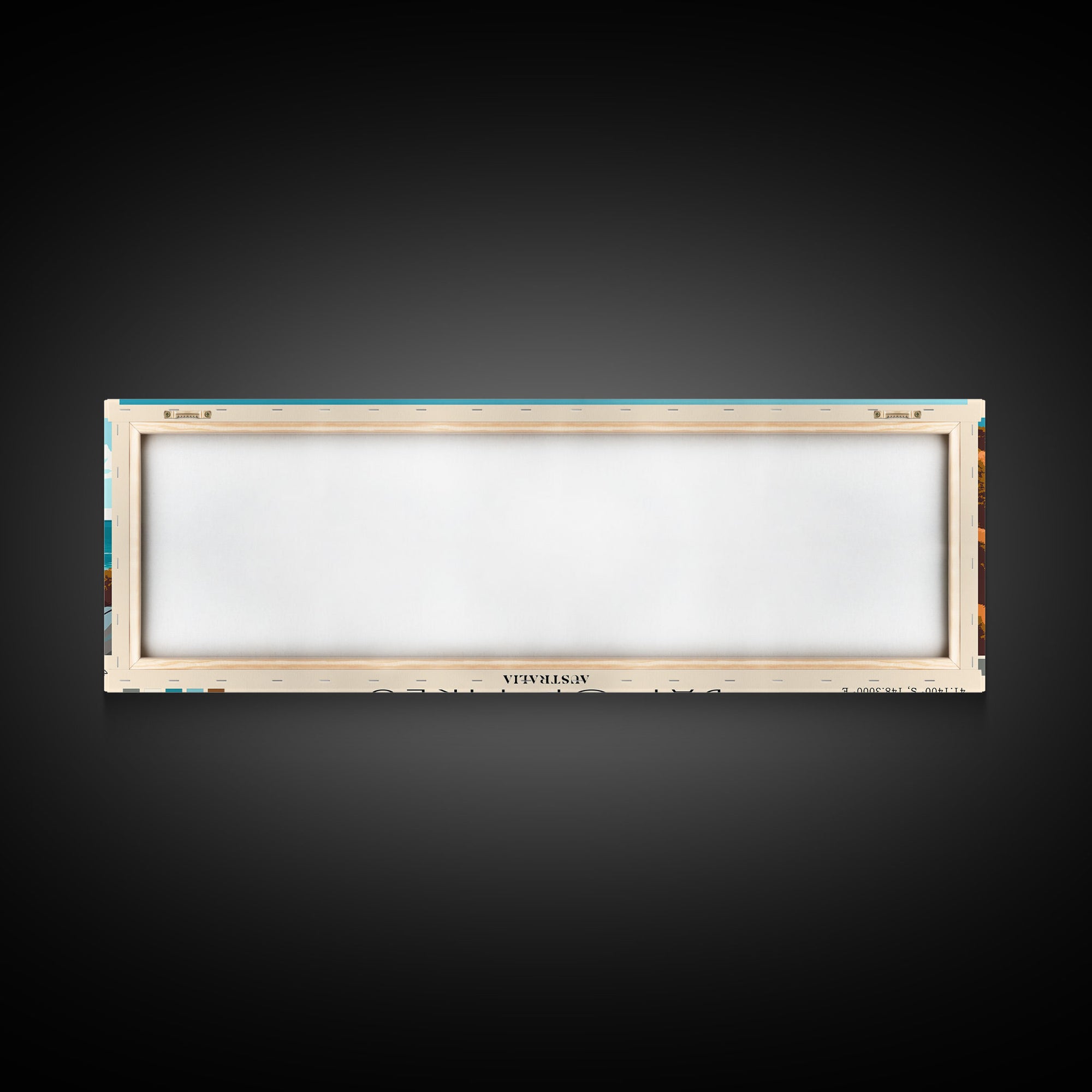 Bay of Fires, Australia Panoramic Print, Vacation Gift, Australia Wall Art, Beach Painting, Beach Decor, Large Wall Art, Wood Frame Art