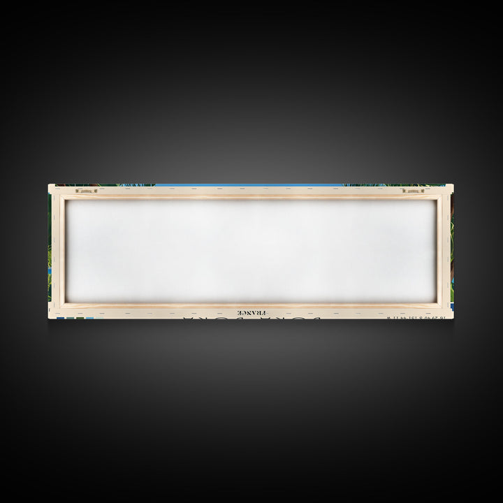 Bora Bora, France Panoramic Beach Print, Vacation Gift, France Wall Art, Beach Painting, Beach Decor, Beach Painting