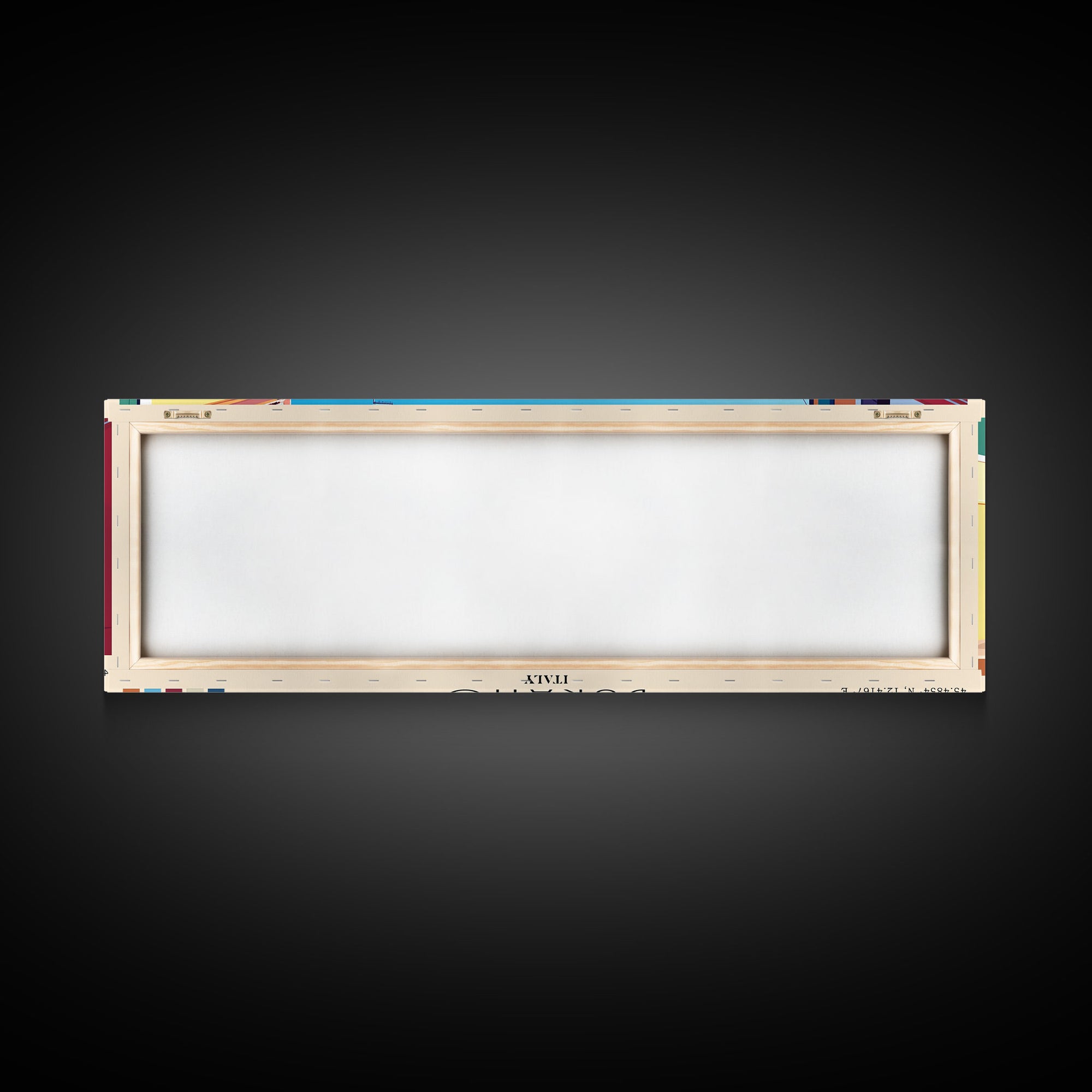 Burano, Italy Panoramic Print, Vacation Gift, Italy Wall Art, Beach Painting, Beach Decor, Beach Or Lakehouse Art