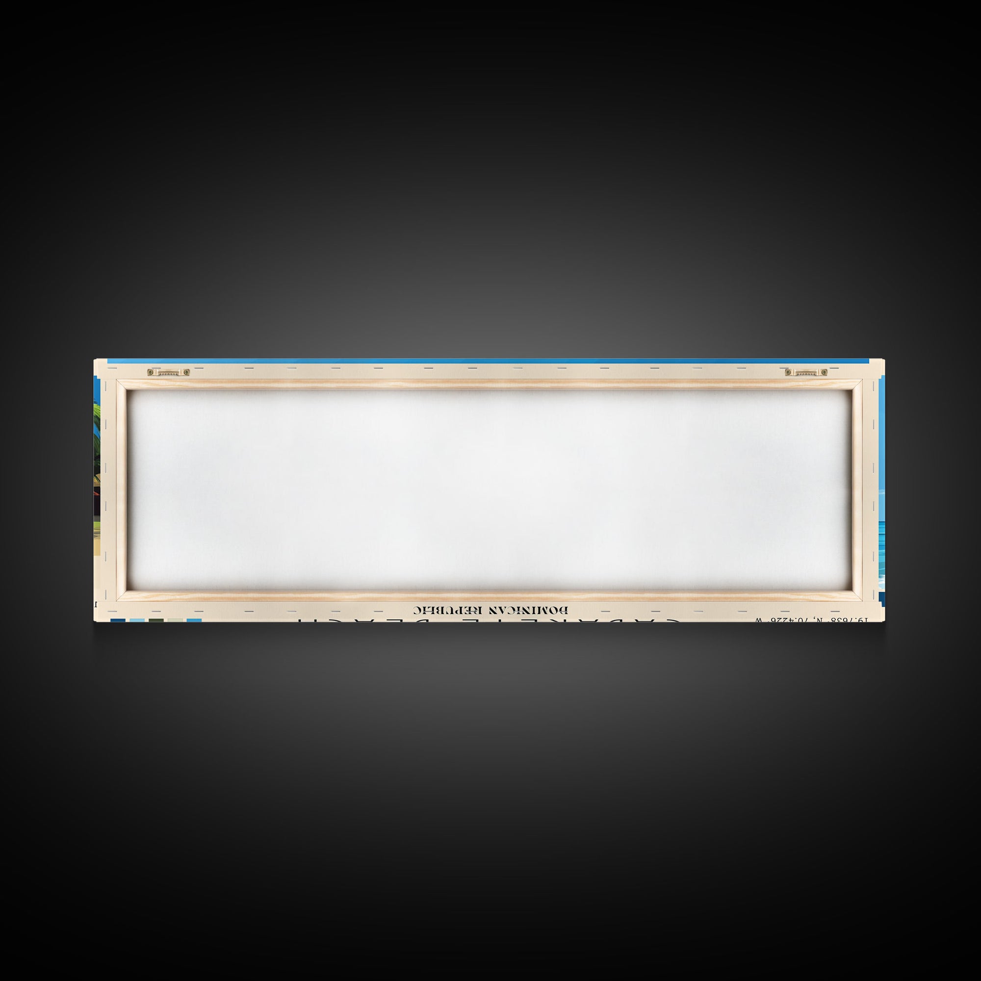 Cabarete Beach, Dominican Republic Panoramic Print, Vacation Gift, Dominican Republic Wall Art, Beach Painting, Beach Decor, Beach Or Lakehouse Art