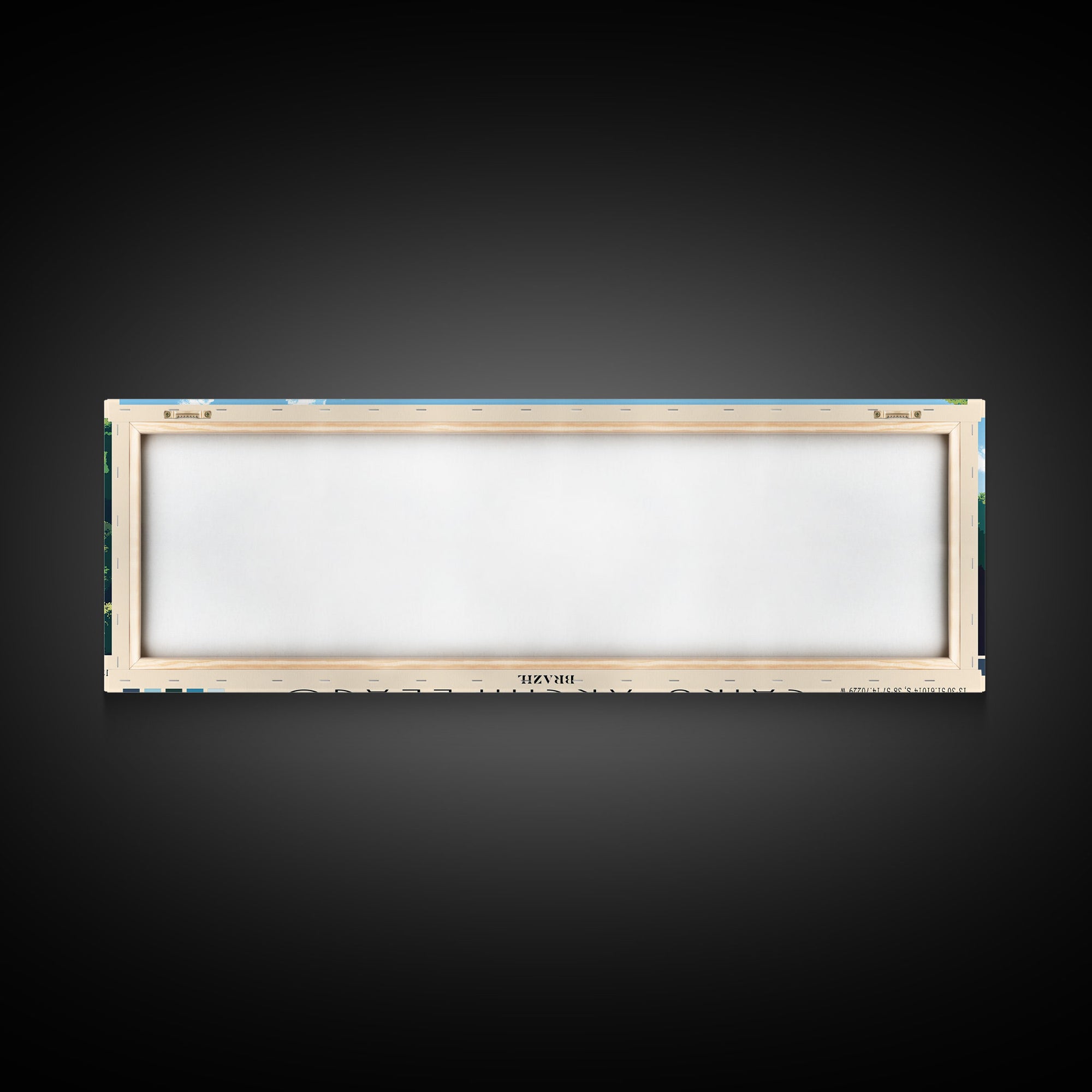 Cairu Archipelago, Brazil Panoramic Print, Vacation Gift, Brazil Wall Art, Beach Painting, Beach Decor, Large Wall Art, Wood Frame Art