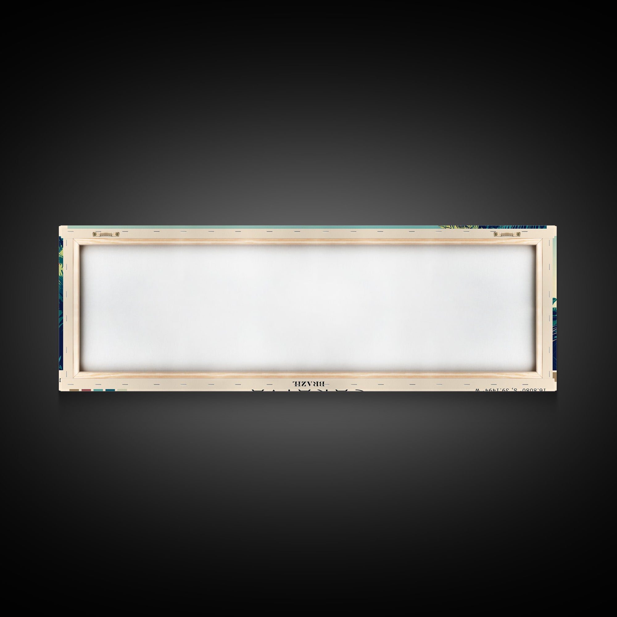 Caraíva, Brazil Panoramic Print, Vacation Gift, Brazil Wall Art, Beach Painting, Beach Decor, Large Wall Art, Wood Frame Art