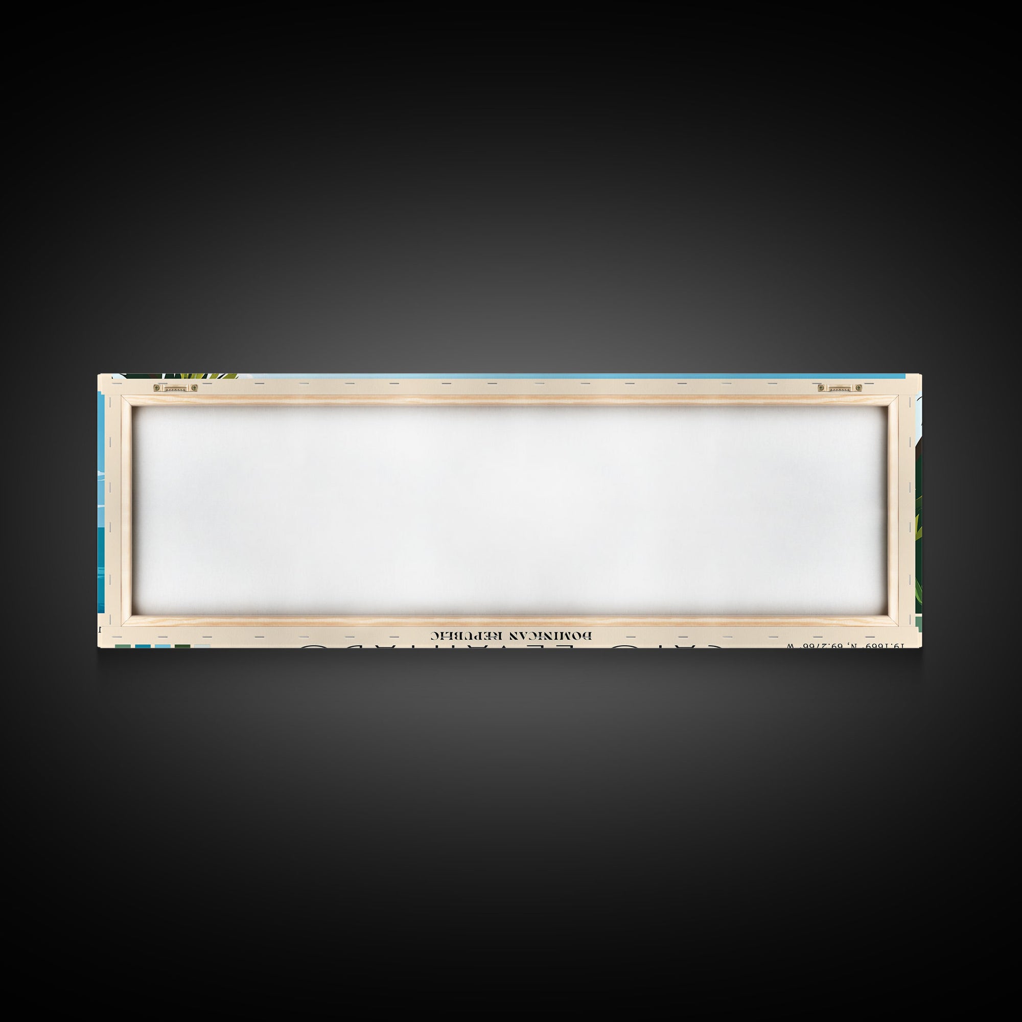 Cayo Levantado, Dominican Republic Panoramic Print, Vacation Gift, Dominican Republic Wall Art, Beach Painting, Beach Decor, Beach Or Lakehouse Art