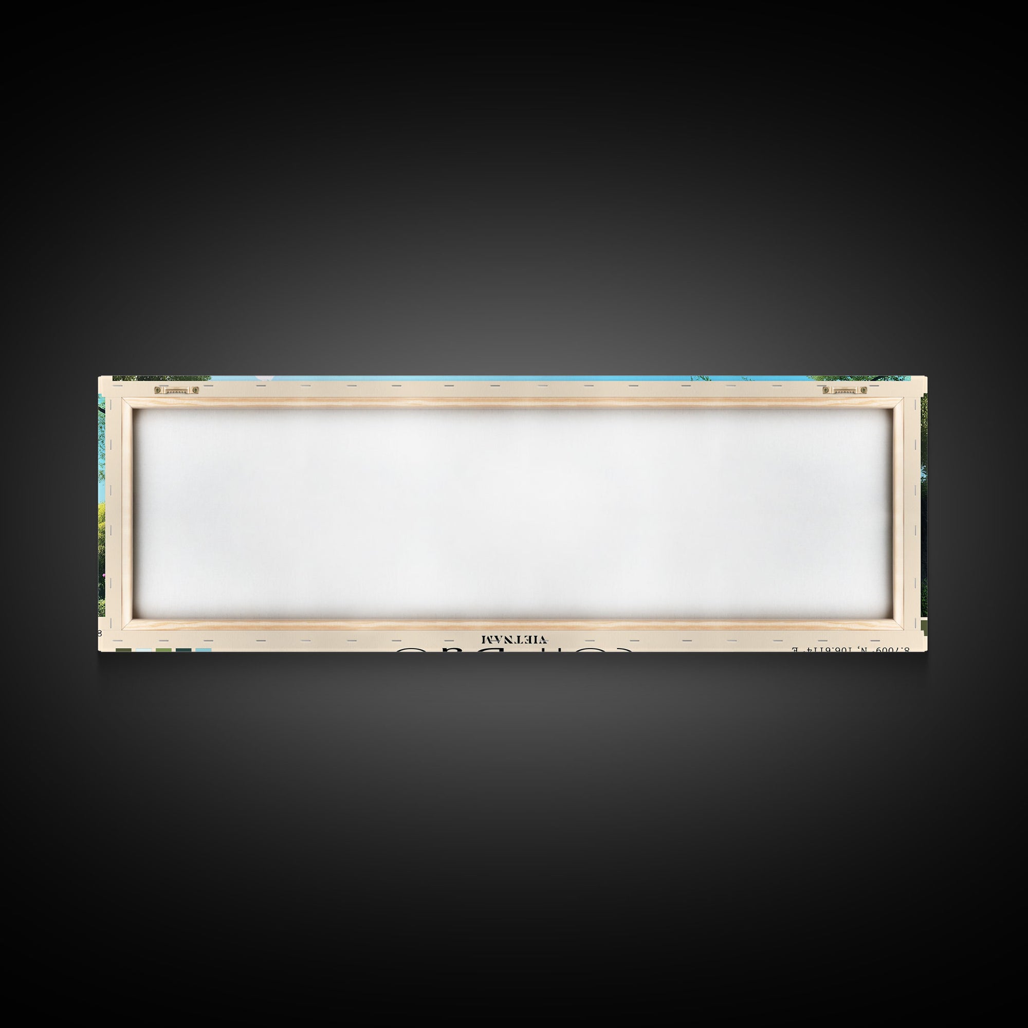 Côn Đảo, Vietnam Panoramic Beach Print, Vacation Gift, Vietnam Wall Art, Beach Painting, Beach Decor, Beach Painting