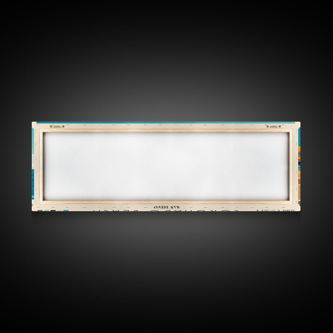 Coronado Beach, San Diego Panoramic Print, Vacation Gift, San Diego Wall Art, Vacation Wall Art, Vacatation Memories, Beach Decor, Beach Or Lakehouse Art